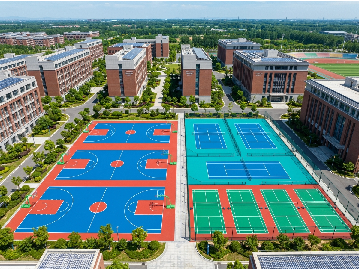 宁德市硅PU球场塑胶颗粒 - 厂家